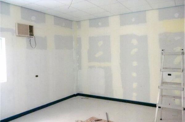 天花板清水模批土施工